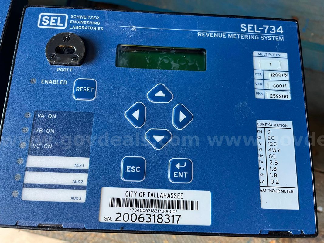 Sel 734 Revenue Metering System