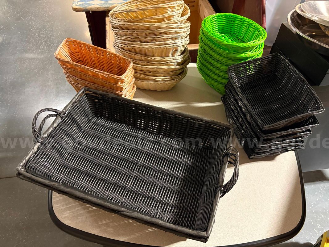 Faux Wicker Baskets