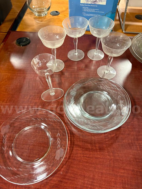 Saucers and Glasses