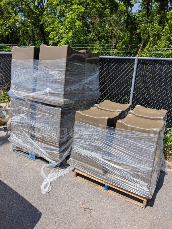 3 Pallets of Waste cans