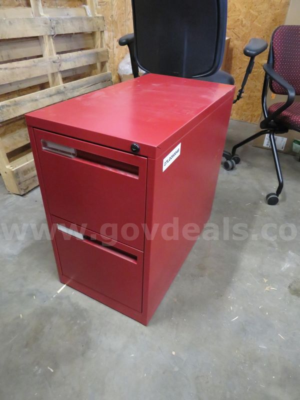 Red Filing Cabinet