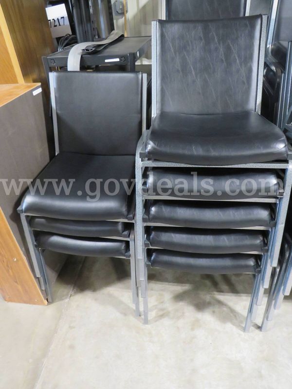 8 Stackable Chairs