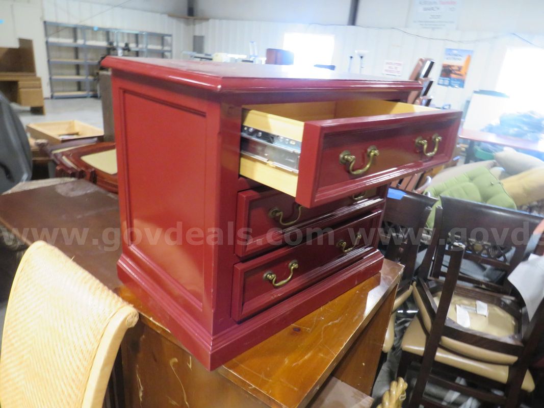 Red Chest of Drawers