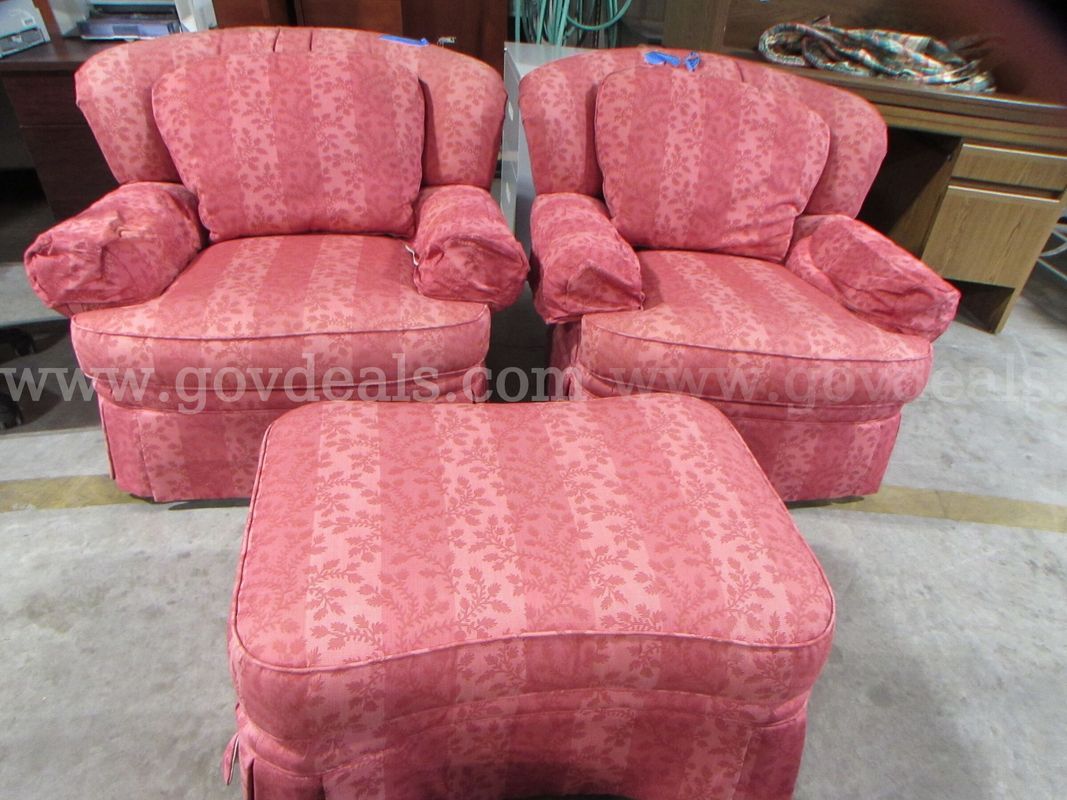 Side Chairs w/ Ottoman