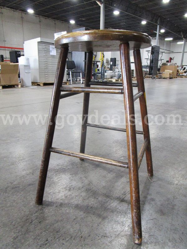 Wooden Stool (J)