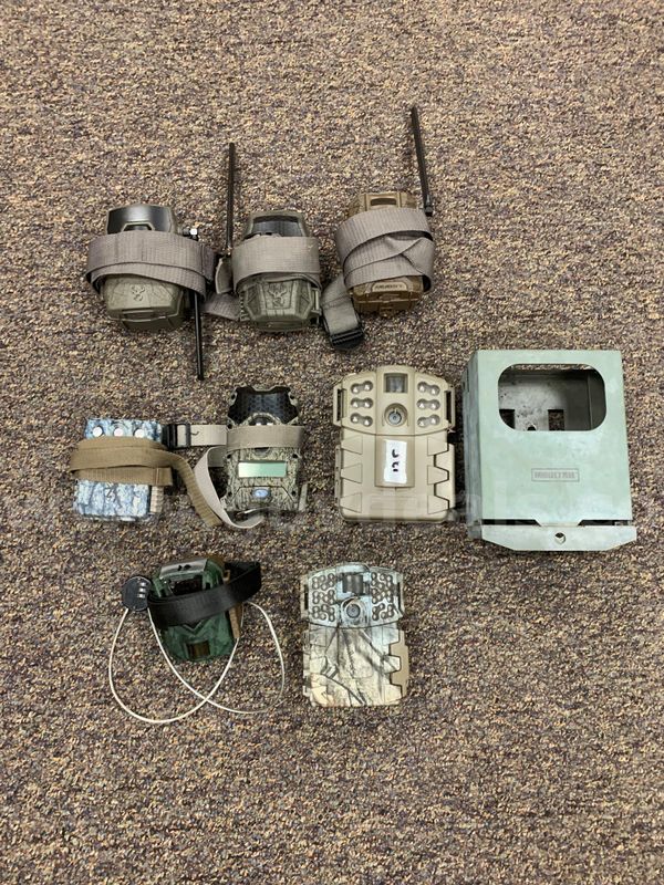 approx. 8 various trail cameras, Lot 14 (DNR Mississinewa Lake State Park)