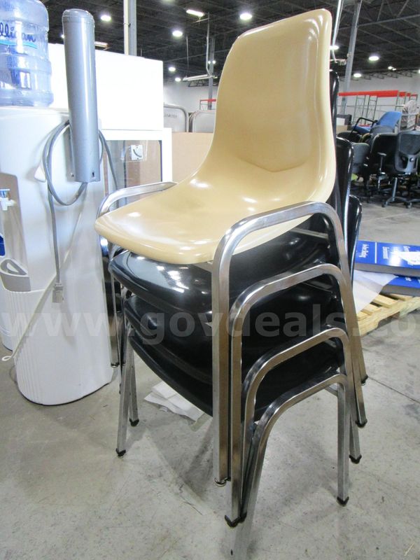 4 Stackable Chairs (C)
