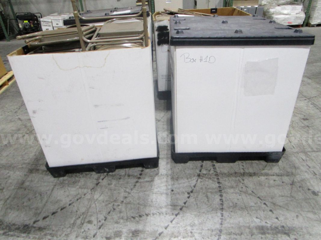2 Boxes of Folding Chairs (K)