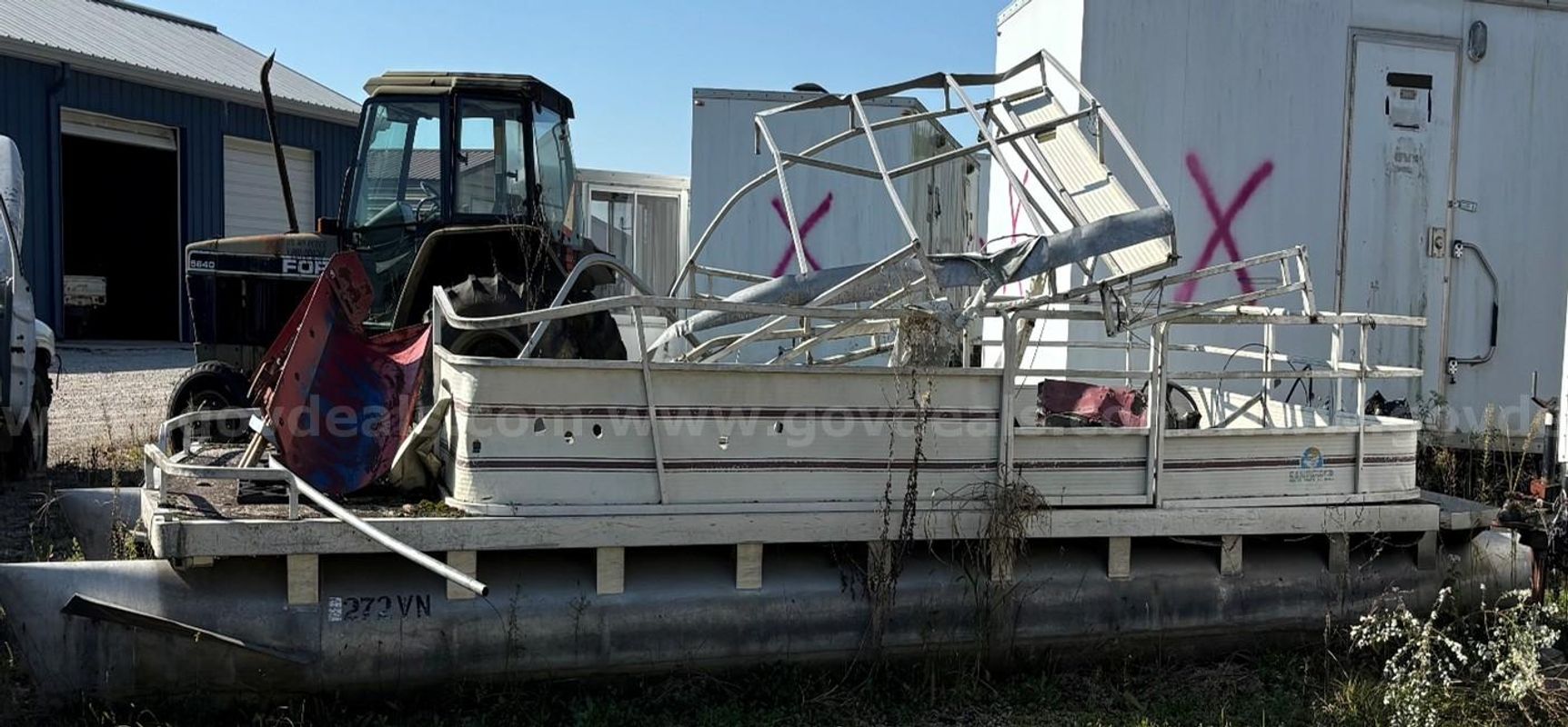 Sandpiper pontoon boat, #272VN (Adjutant General Office)