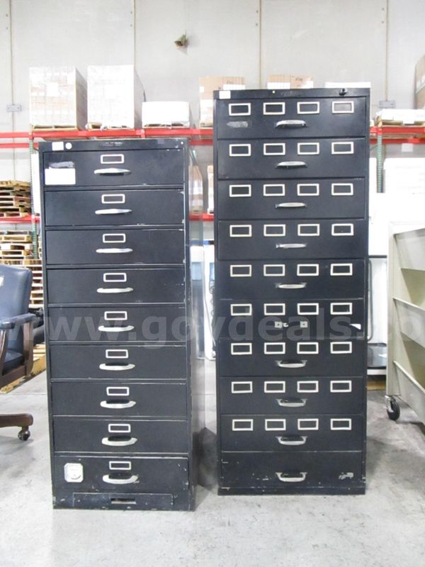 2 Card File Cabinets (C)