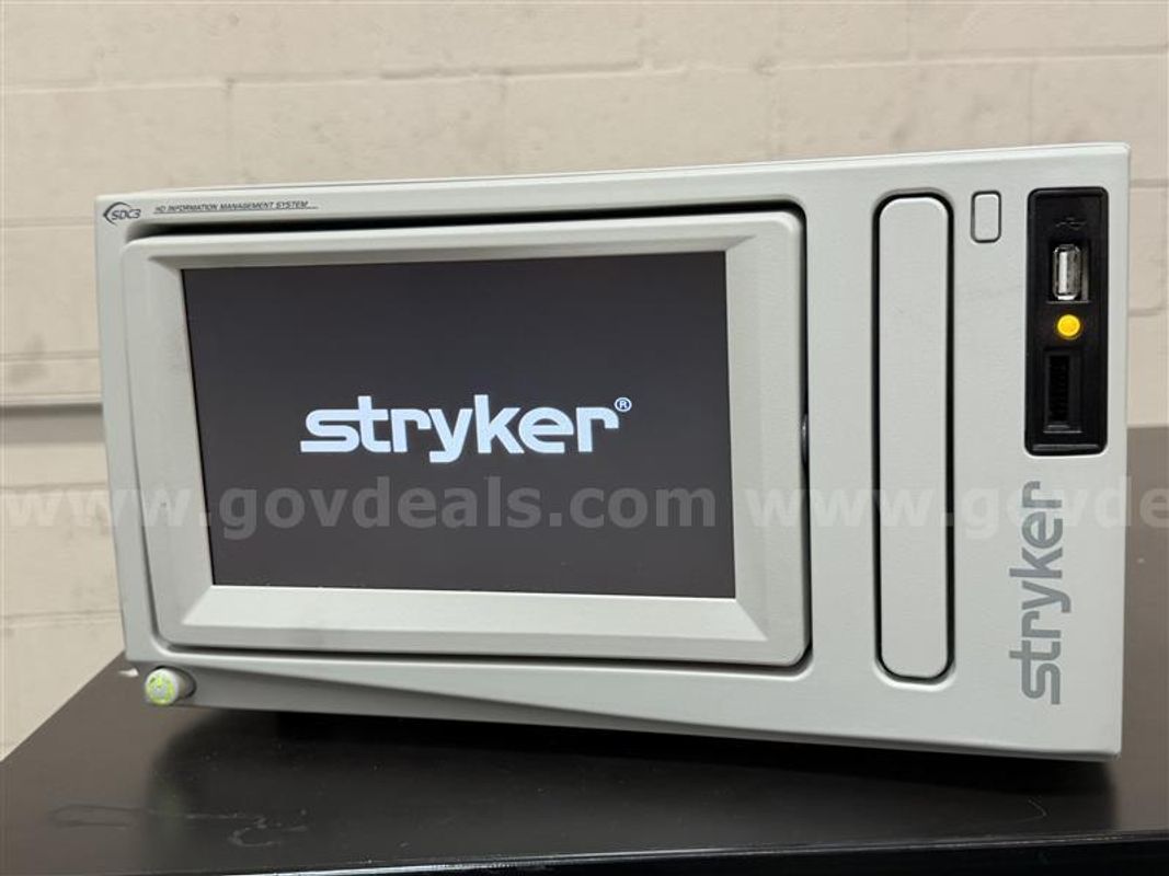 STRYKER SDC3 HD INFORMATION MANAGEMENT SYSTEM, SN#13F047694