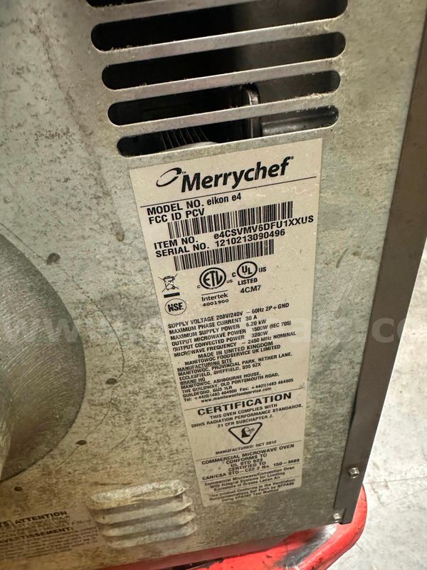 (2) Merry Chef Ovens PARTS ONLY