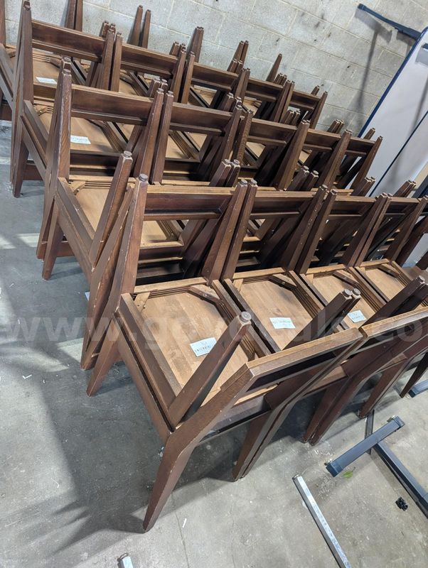 39 Matching dining wood chairs