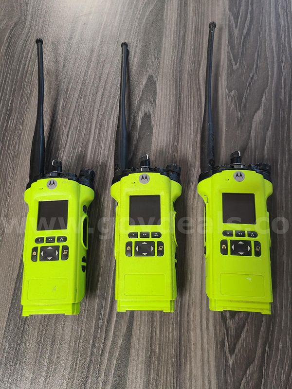 Green Motorola APX6000 700/800 Model 2 Portable Radios