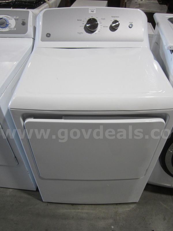 GE DRYER LOT 747