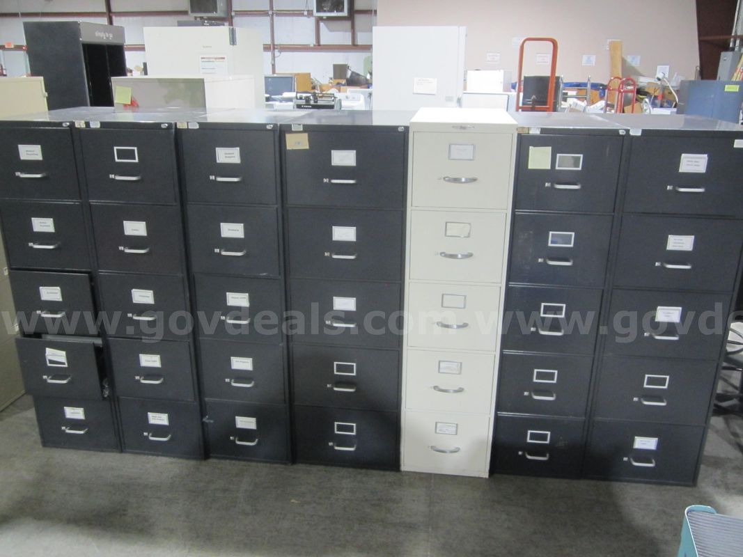 (7) FILE CABINETS LOT 906