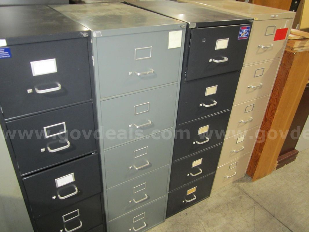 (4) FILE CABINETS LOT 929