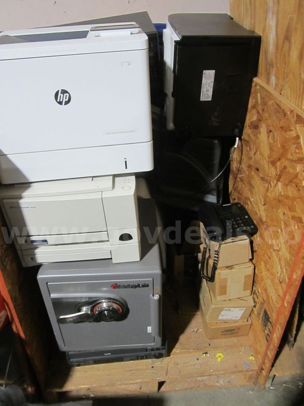 PRINTERS, SAFE AND MORE LOT 936
