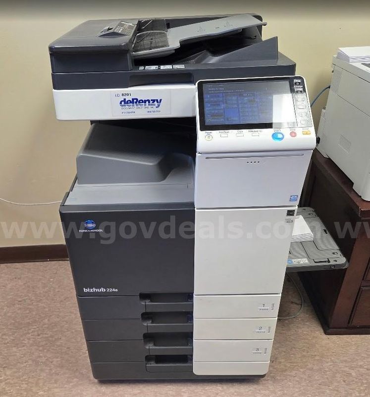 Konica Minolta bizhub 224e Multifunction Used Printer