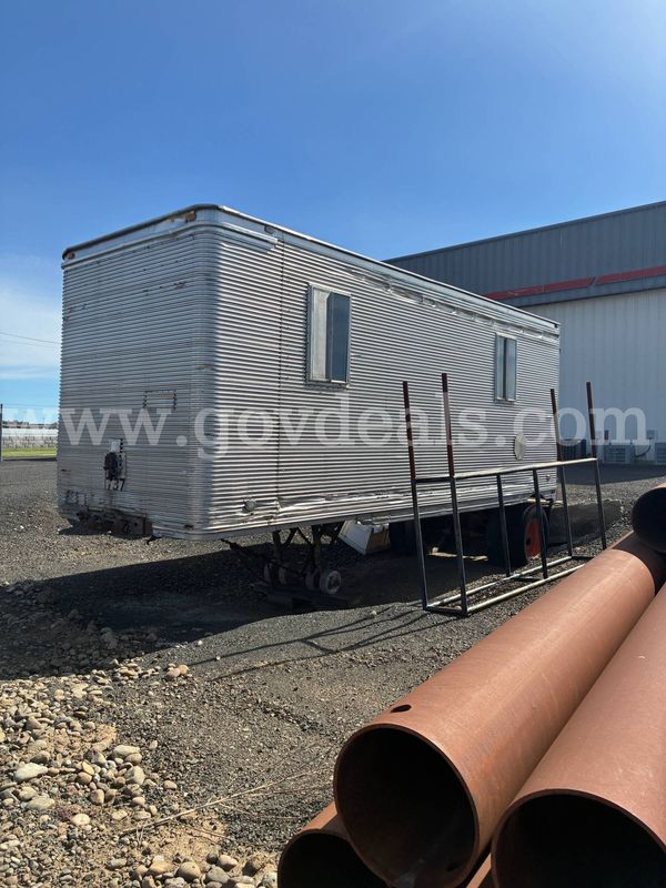 1951, Fruehauf, 24' enclosed, single axle, trailer.