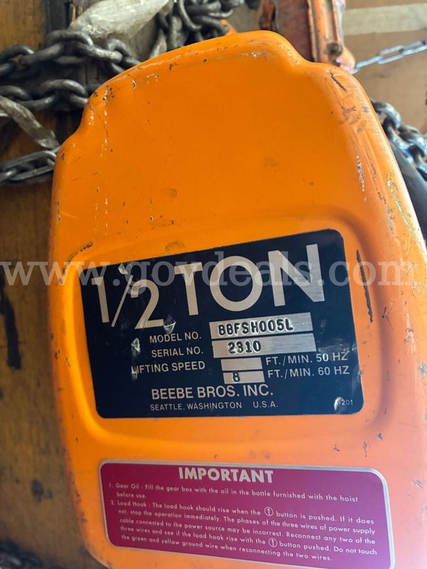 Electric Chain Fall Hoist