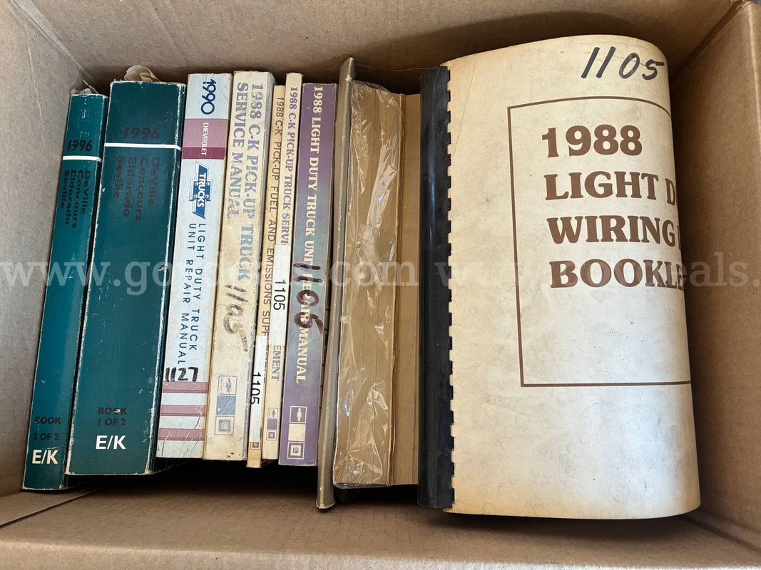 Truck repair manuals for Chevrolet C-K series.