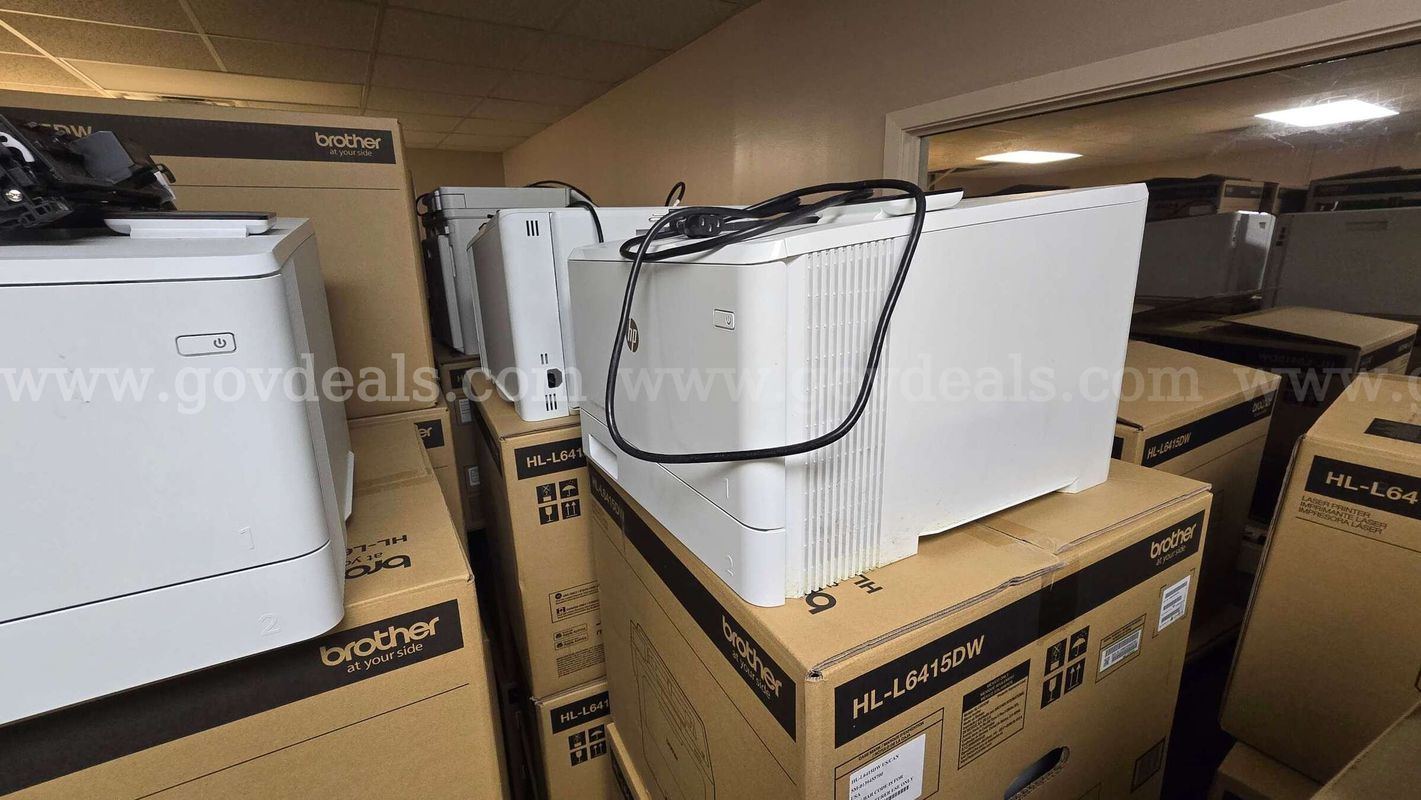 Lot 10 of 10 – (10) NEW Brother HL-L6415DW Laser Printers – In Original Boxes