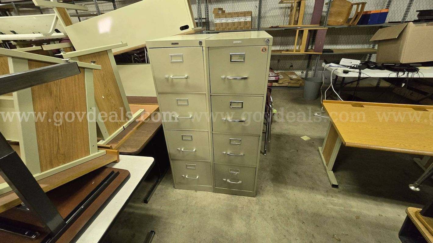 Lot of Assorted Metal Filing Cabinets