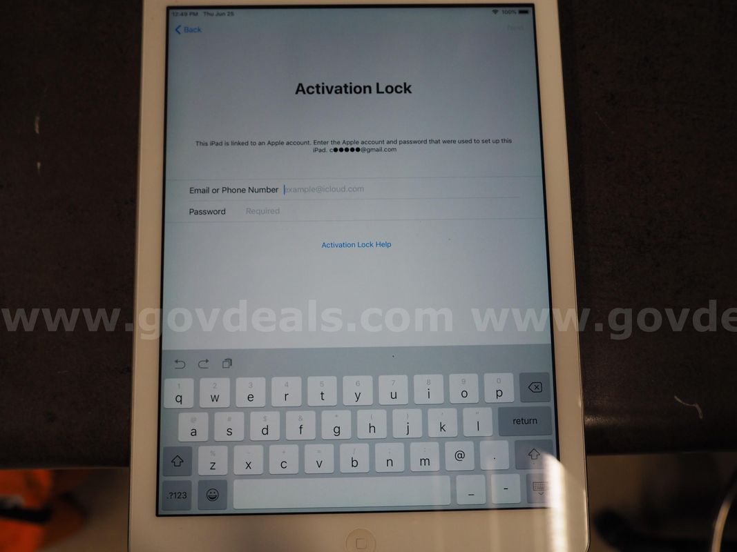 Apple iPad Air, Model A1474, 16GB, ACTIVATION LOCKED