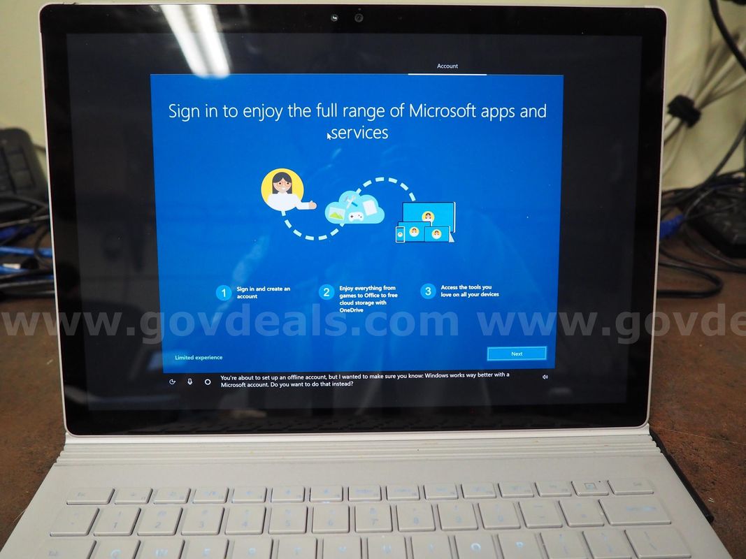Microsoft Surface laptop, READ DESCRIPTION