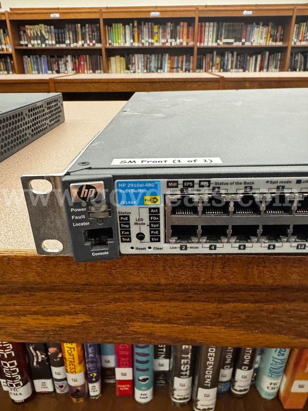 HP ProCurve 2910al-48G PoE+ Switch (J9148A), 48-Port GbE PoE+ Layer 3 Managed Rackmount Network Switch