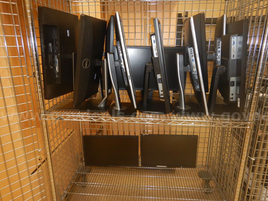 Lot Of Computer Monitors