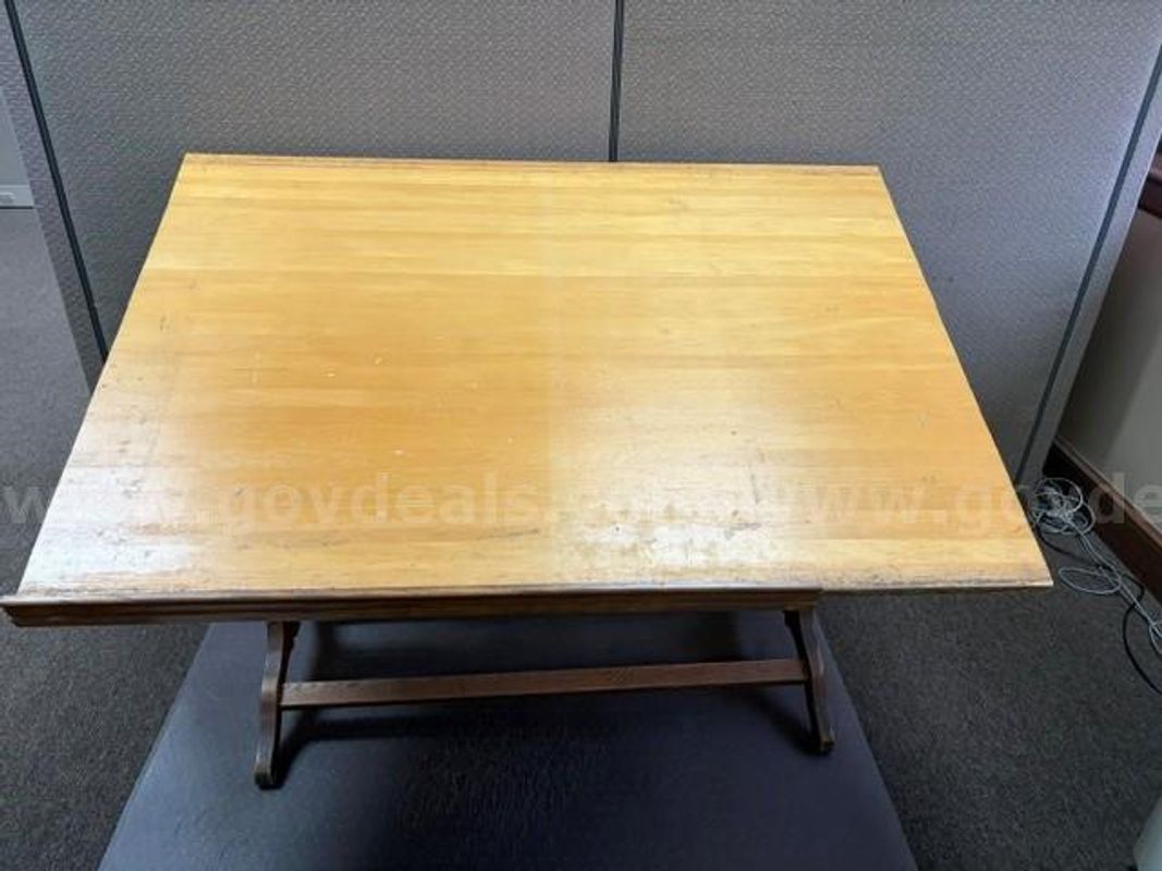 Wood Drafting Table