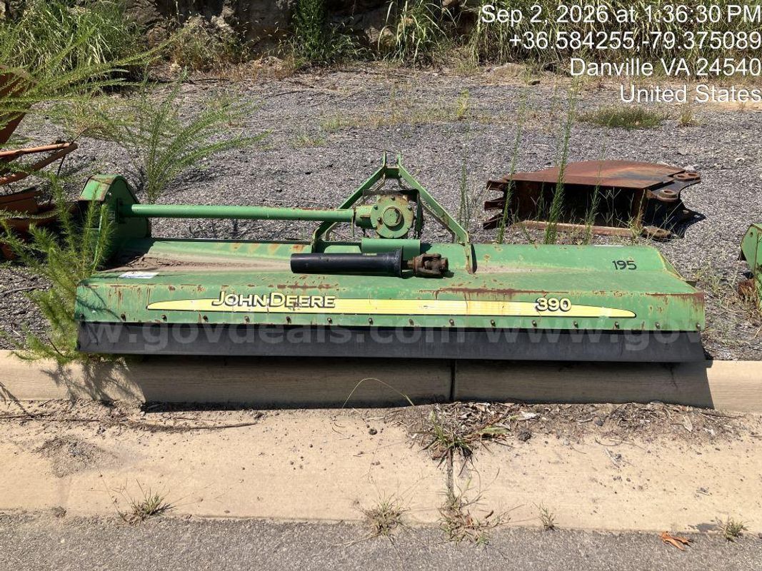 2010 John Deere Flail Mower, Used