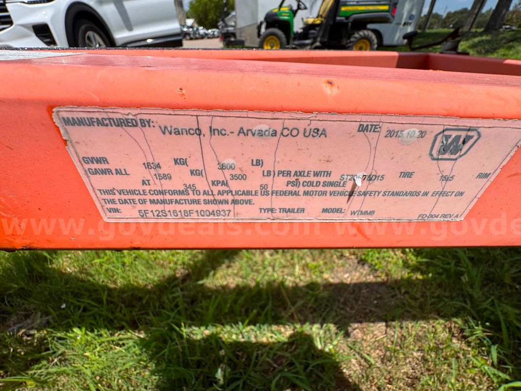 Wanco Message Board Trailer