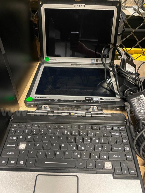 Lot of (2) Panasonic Toughbooks