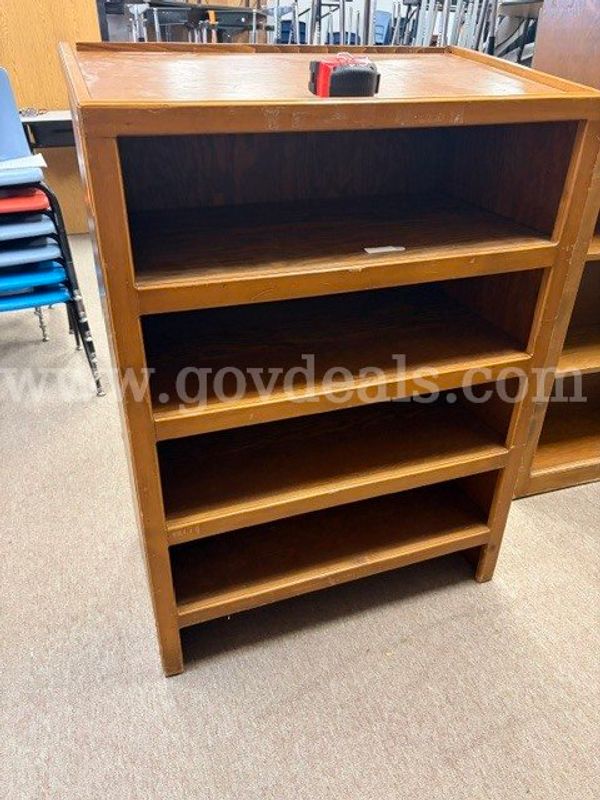 Podium with storage
