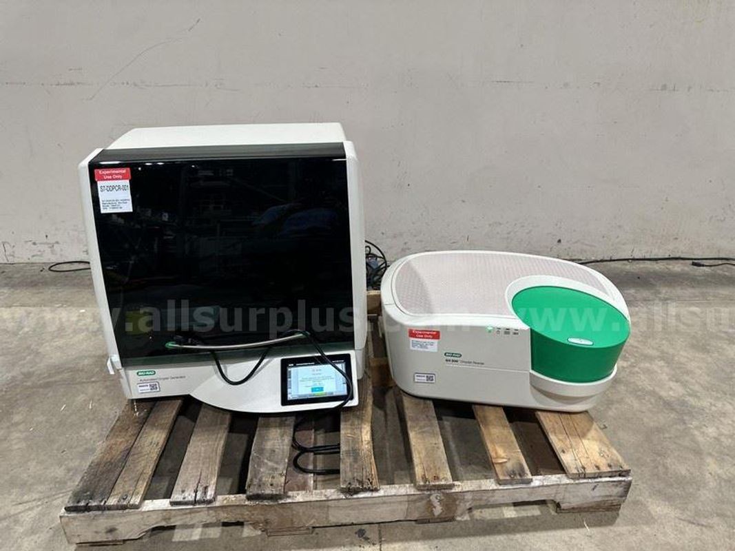 Bio Rad Automated Droplet Generator, QX200 Droplet Reader