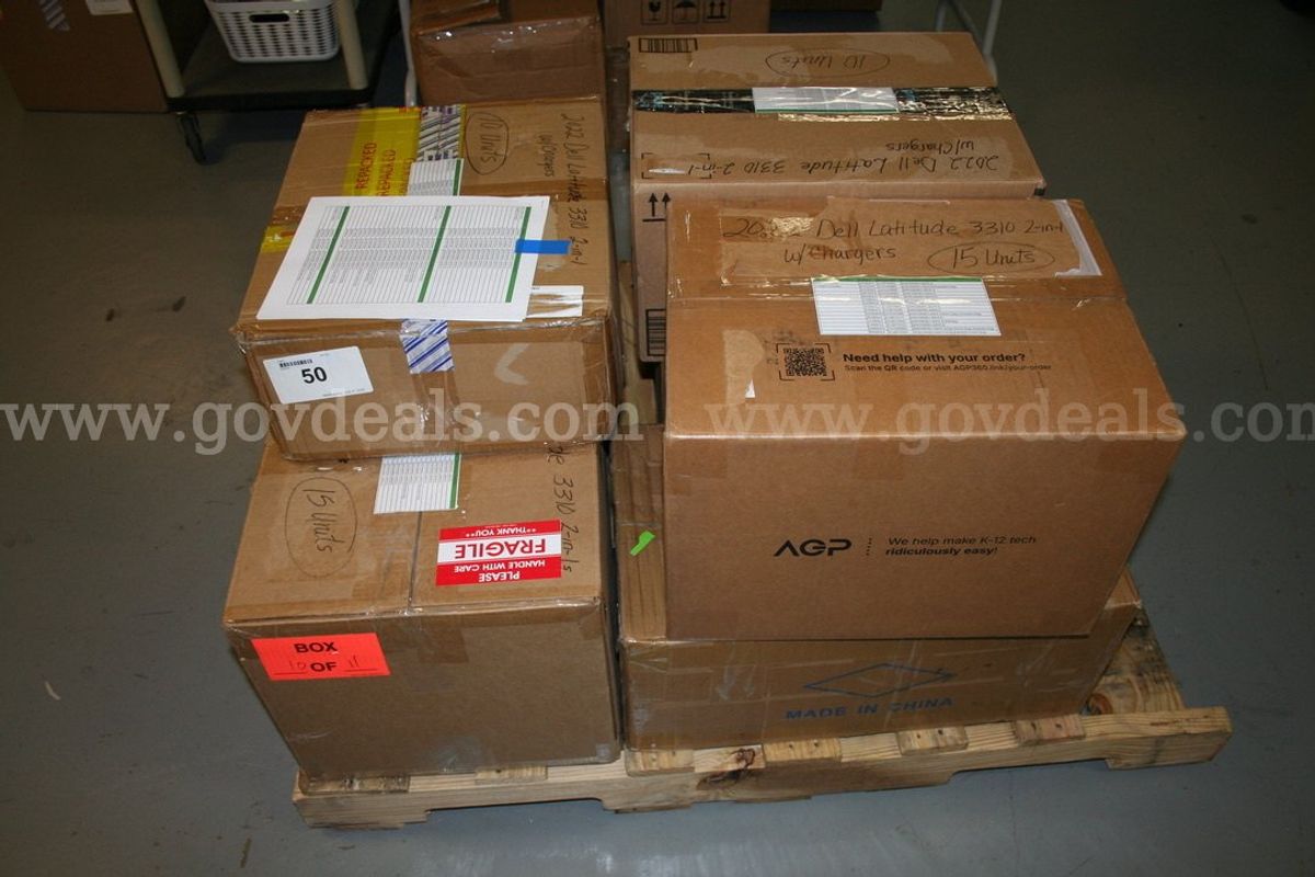 100 ea 2022 Dell Latitude 3310 Laptops