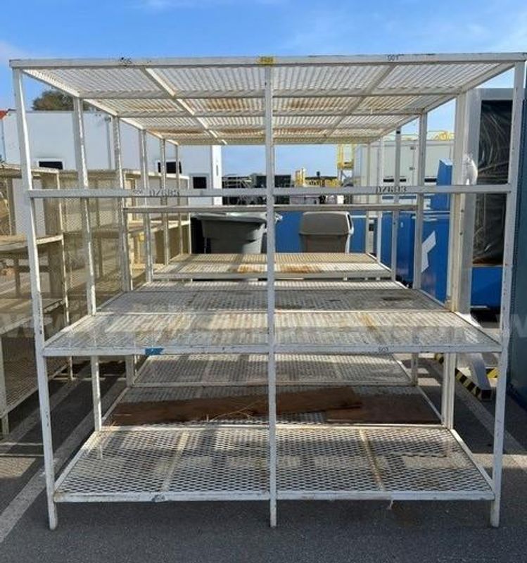 Lot of 5 Metal Shelving Units (2598443) Huntington Beach, CA