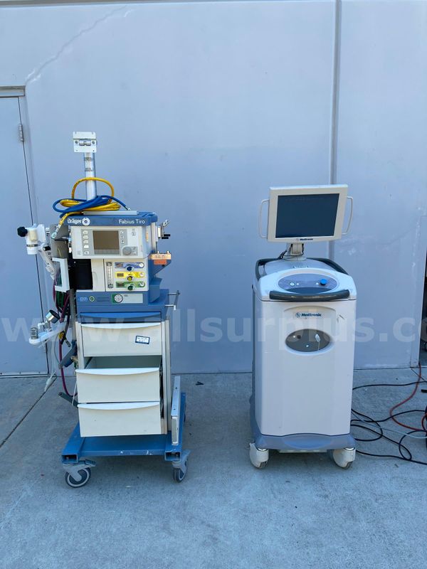 Medtronic CryoConsole & Drager Fabius Tiro Medical Equipment