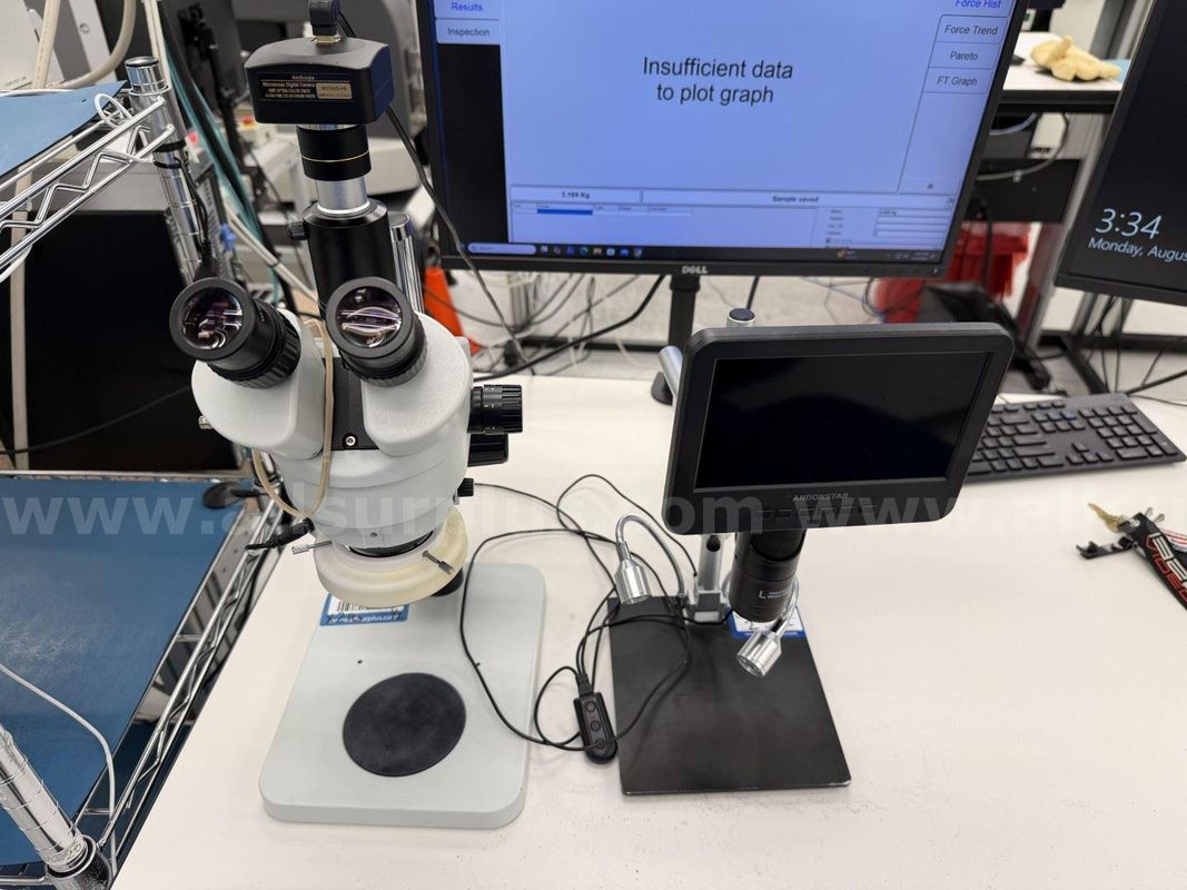 Stereo Zoom Microscope with Digital Adapter and Andonstar Digital Mi