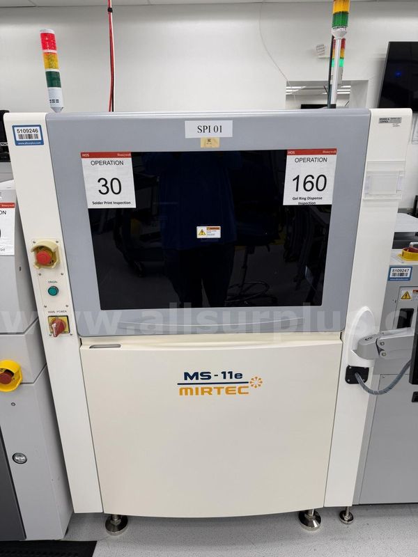 Mirtec MS-11e Automated Optical and Solder Paste Inspector, Mirtec MS-
