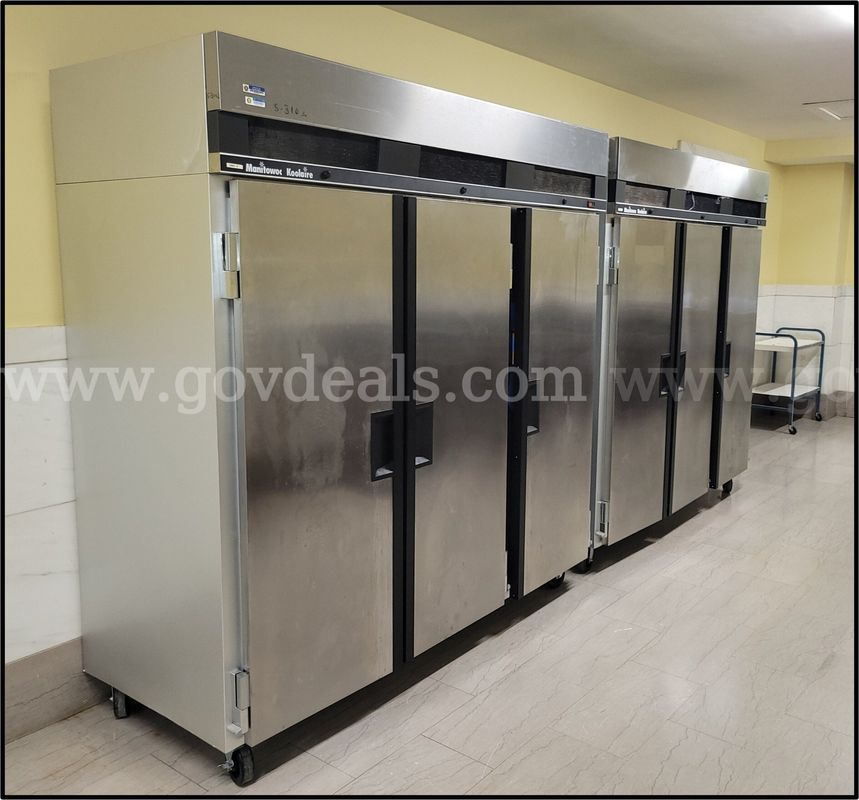 OFFSITE SALE - Lot of 2 Manitowoc Model KF3 Commercial Freezers