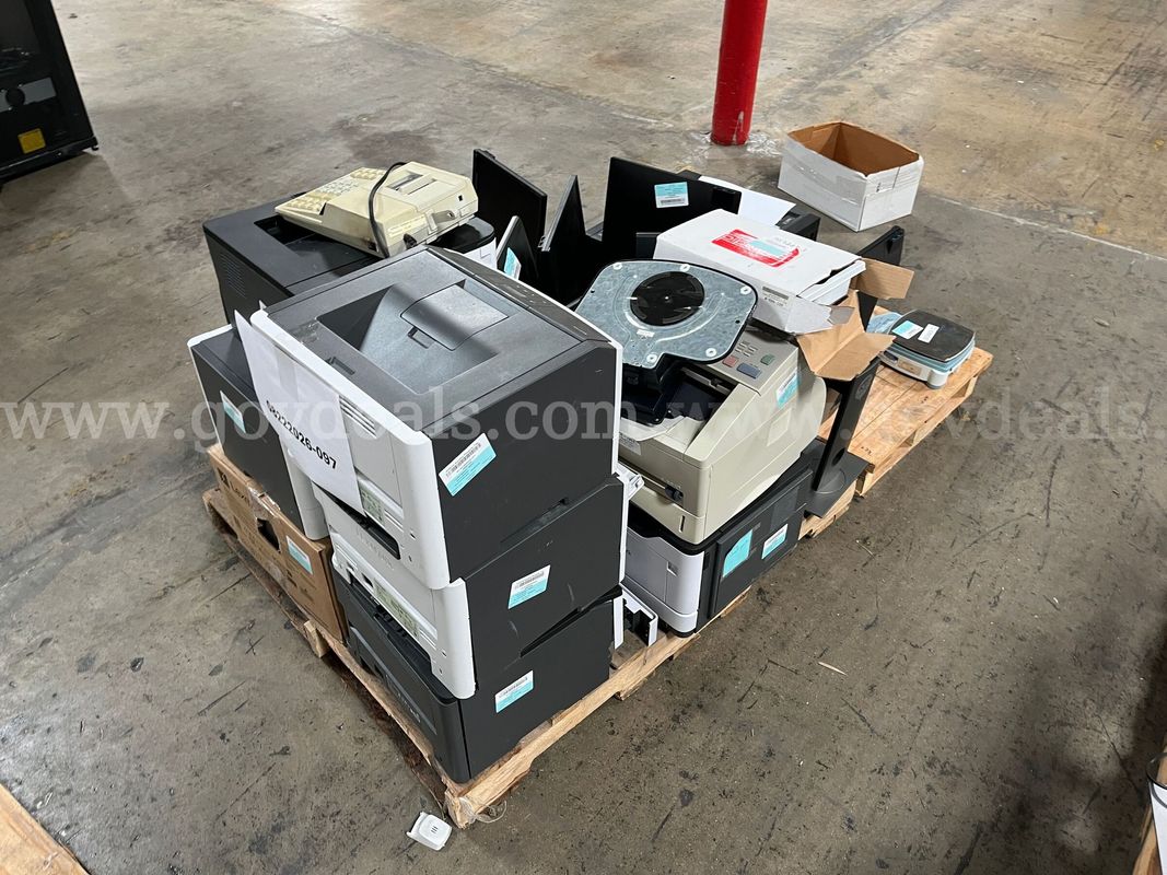 Lot of Printers, CPUs, and Monitors