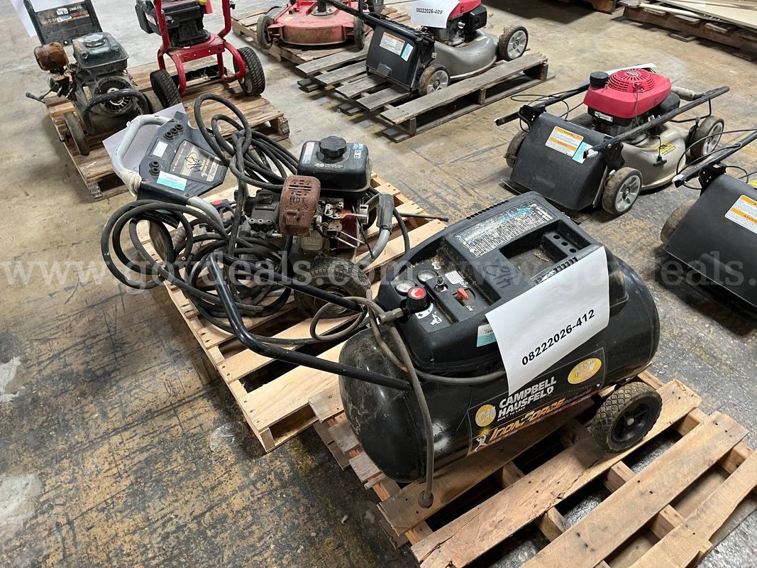 Lot of an Air Compressor and Pressure Washer