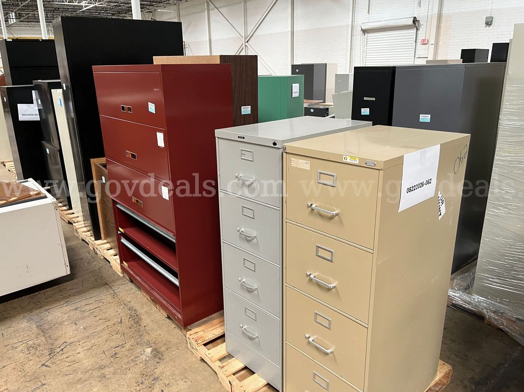 Lot of Lateral and Legal File Cabinets