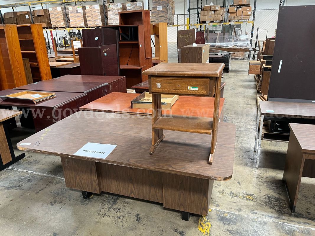 Lot of Desk, tables and bookcases