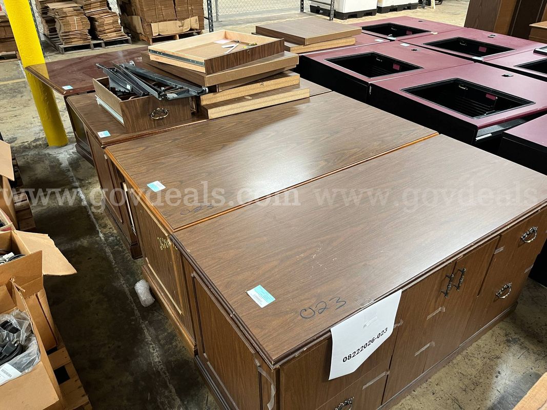 Lot of wood desks
