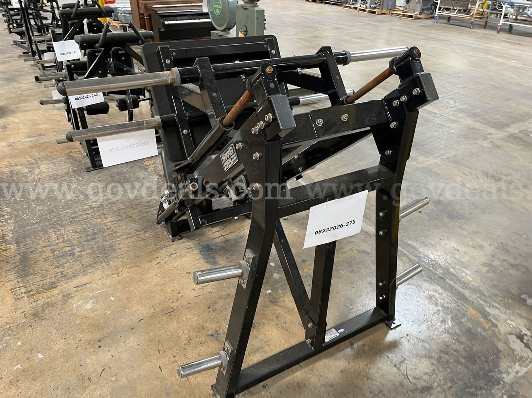 Lot of a leg press machine